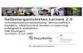 Dr. Josephine Hofmann: Selbstorganisiertes Lernen 2.0