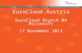 2011 EurCcloud Austria Brunch #4 Microsoft