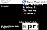 Social Media Gipfel März 2012 Luzern St. Gallen