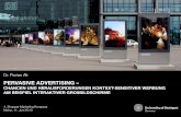 Pervasive Advertising - Chancen und Herausforderungen kontext-sensitiver Werbung am Beispiel interaktiver Großbildschirme | Dr. Florian Alt, Universität Stuttgart, auf dem 4. Shopper