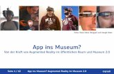 Augmented Reality (AR) - Apps für das Museum 2.0