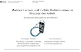 Mobiles Lernen und mobile Kollaboration im Prozess der Arbeit Ein Branchenbeispiel aus der Medizin