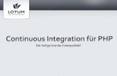 Continuous Integration für PHP
