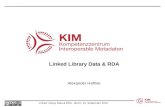 Linked Library Data & RDA
