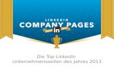 Best of company pages 2013 slideshare german