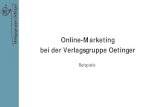 Hollingshausen: Online-Marketing bei der Verlagsgruppe Oetinger