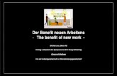 SYMPOSIUM 2014 REFERENT: DI DIDI LENZ, Bene AG "Der Benefit neuen Arbeitens -The benefit of new work"