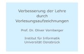 Podium Mathe-Online 1: Folien Prof. Vornberger