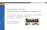 Schaffert (2009): Nachhaltig lernen, gemeinsam handeln im Web 2.0