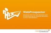 WebProspector Online-Besuchererkennung (Lead-Generierung)