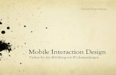 Mobile Interaction Design: Die Tücken