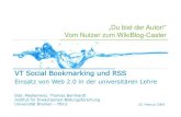 Uni 2.0 | VT Social Bookmarking & RSS