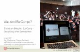 Was sind BarCamps? - Erklärt am Beispiel: EduCamp | Gestaltung eines Lernraumes