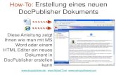 03 DocPublisher - Dokumente Erstellen