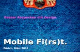“Mobile First“ - Besser Abspecken mit Design