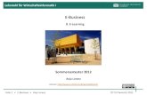 E-Business: E-Learning (TU Chemnitz, Sommersemester 2012)