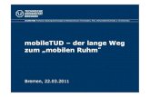 mobileTUD – der lange Weg zum „mobilen Ruhm“