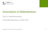 Innovation in Bibliotheken