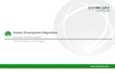 Notes Sharepoint Migration
