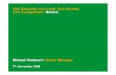 Namics Fachtagung Online Erfolg Messbar - Vom Lead zum Evangelisten 20091127