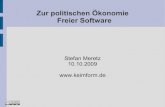 Stefan Meretz: Freie Software