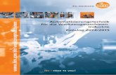 Automatisierungstechnik für die Werkzeugmaschinenindustrie Katalog 2014/2015