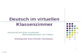 Virtueller Deutschunterricht