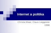 Internet & Politik: Von der Zuschauer- zur Beteiligungsdemokratie? I. - IV. kapitola
