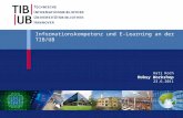 Informationskompetenz und E-Learning an der TIB/UB Hannover