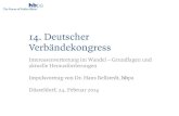 Vortrag Dr. Hans Bellstedt Deutscher Verbändekongress 2014
