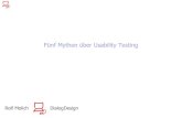 5 Mythen über Usability Testing