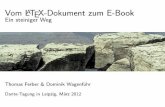Vom LaTeX-Dokument zum E-Book – ein steiniger Weg
