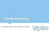 Vexeo: Guerilla Marketing Best Practice