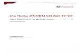DIE Reihe ÖNORM EN ISO 19100 - neue ÖNORMEN für Geoinformation