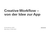 Creative Workflow – von der Idee zur App