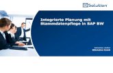 Webinar: Integrierte Planung mit Stammdatenpflege in SAP BW