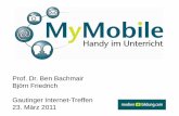 MyMobile - Handy im Unterricht