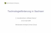 Technologieförderung in Sachsen; Christoph Zimmer‐Conrad, Referatsleiter im Sächsischen Staatsministerium für Wirtschaft und Arbeit