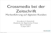 Crossmedia-Grundlagen Zeitschrift
