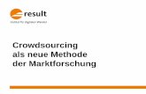 Crowdsourcing in der Marktforschung