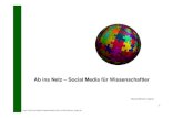 Ab ins Netz - Social Media für Wissenschaftler