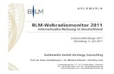 Webradiomonitor 2011, BLM und Goldmedia
