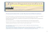 3. Buchgassenfest - Pressemappe