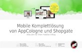 App Cologne - Mobile Shopping mit Shopgate Apps