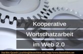Kooperative Wortschatzarbeit mit Web2.0 Tools