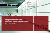 Transparenz Studien 2011+2012 Klenk & Hoursch