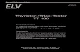 Tiristor -Triac Tester