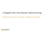 Facebook Advertising: 5 Regeln fuer effiziente Ads auf Facebook