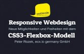 Responsive Webdesign: Neue Möglichkeiten und Freiheiten mit dem CSS3-Flexbox-Modell