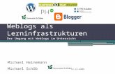 Präsentation Weblogs als Lerninfrastrukturen